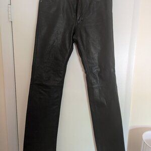 Mens Leather Wilson Pelle Studio Pants